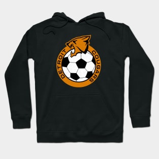 Defunct Detroit Cougars NASL Soccer 1968 Hoodie